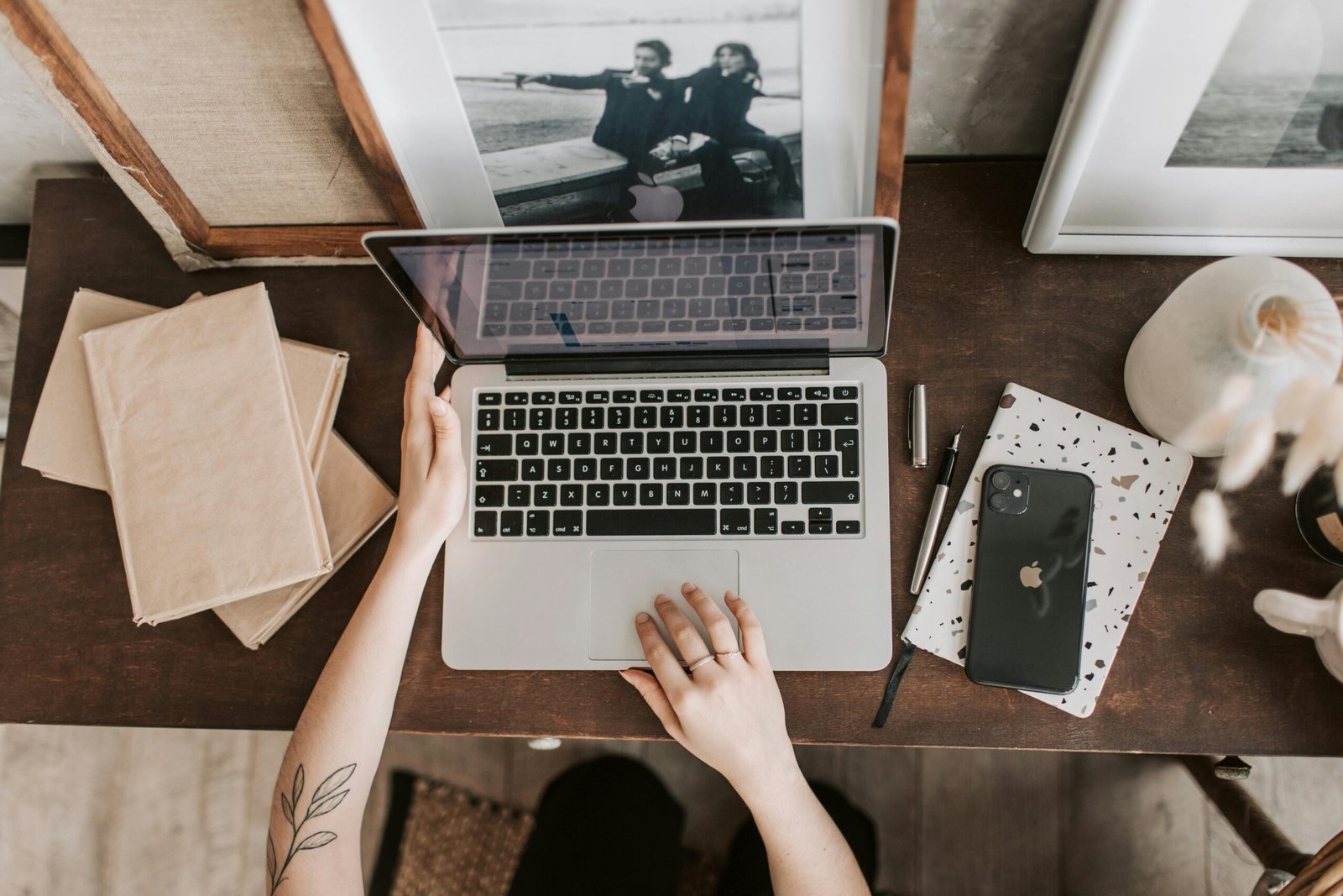 A laptop and notes, representing our Professional SEO and Digital Marketing planning and strategy process.